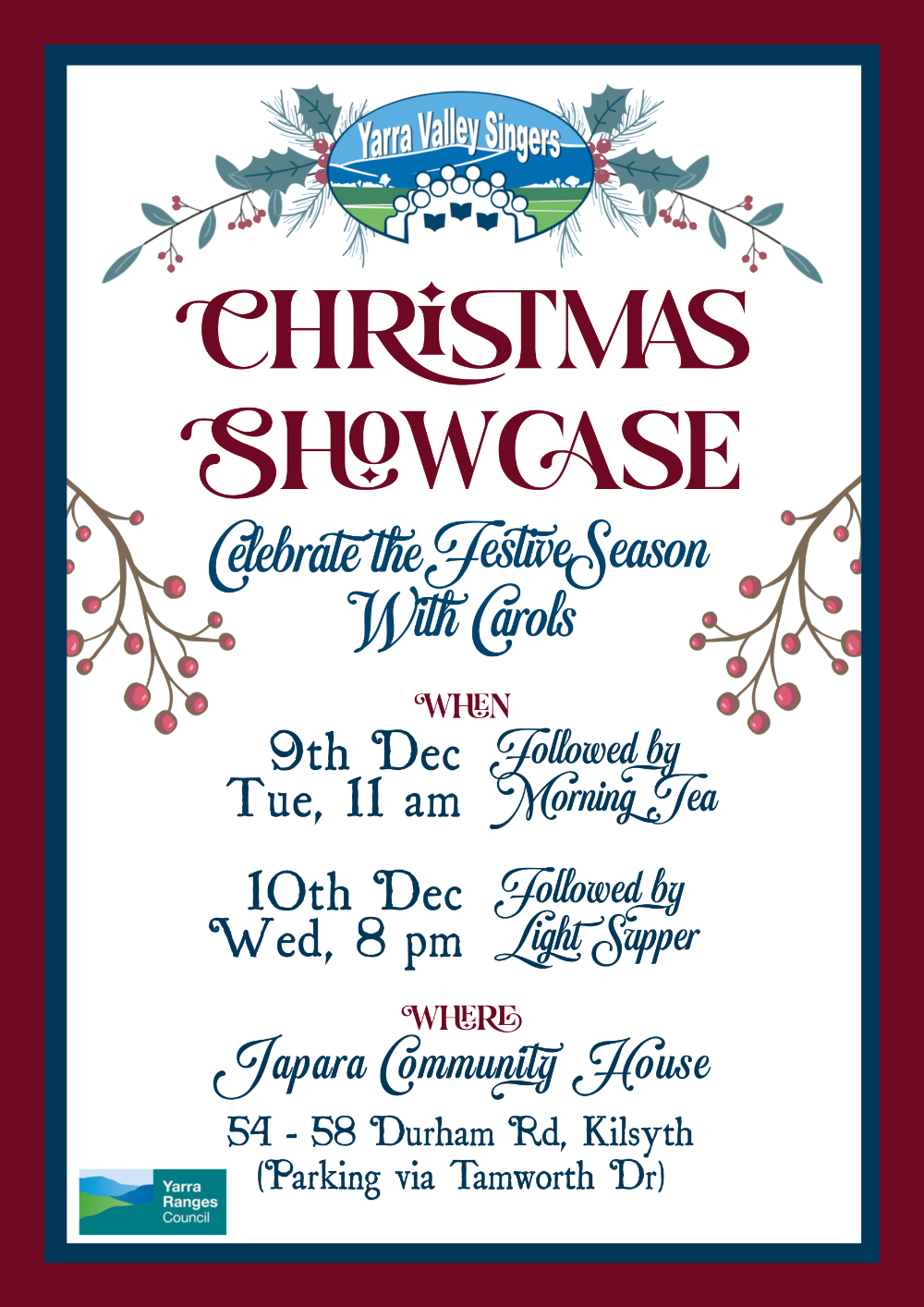 Evening Choir Christmas Showcase